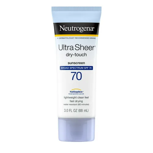 Neutrogena Ultra Sheer (dry-touch) sunscreen